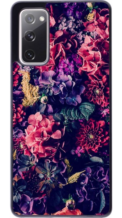 Coque Samsung Galaxy S20 FE - Flowers Dark