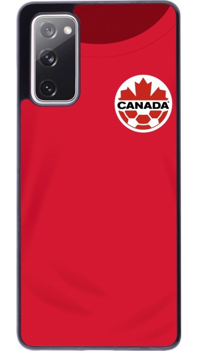 Coque Samsung Galaxy S20 FE 5G - Maillot de football Canada 2022 personnalisable