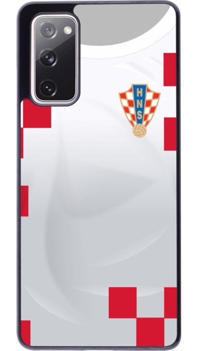 Coque Samsung Galaxy S20 FE 5G - Maillot de football Croatie 2022 personnalisable