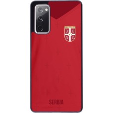 Samsung Galaxy S20 FE 5G Case Hülle - Serbien 2022 personalisierbares Fussballtrikot