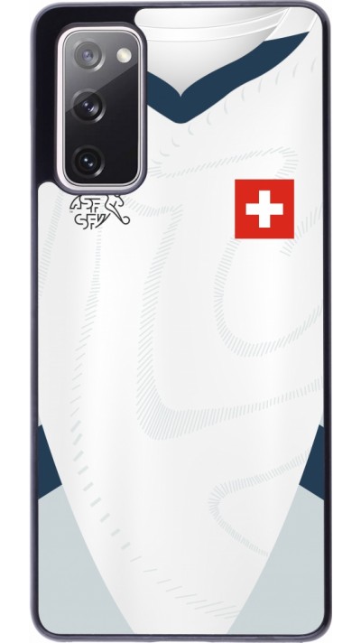 Samsung Galaxy S20 FE 5G Case Hülle - Schweiz Away personalisierbares Fussballtrikot