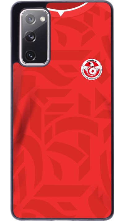 Coque Samsung Galaxy S20 FE 5G - Maillot de football Tunisie 2022 personnalisable