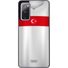 Coque Samsung Galaxy S20 FE 5G - Maillot de football Turquie personnalisable