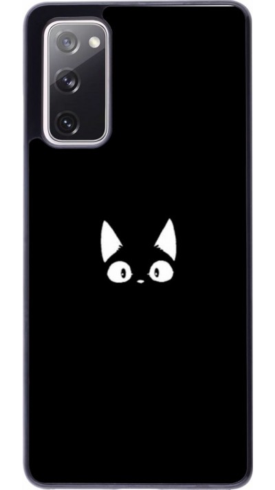 Coque Samsung Galaxy S20 FE - Funny cat on black