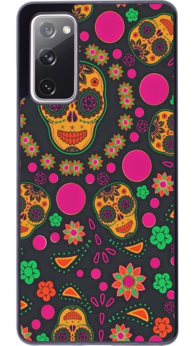 Samsung Galaxy S20 FE 5G Case Hülle - Halloween 22 colorful mexican skulls