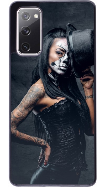 Samsung Galaxy S20 FE 5G Case Hülle - Halloween 22 Tattooed Girl