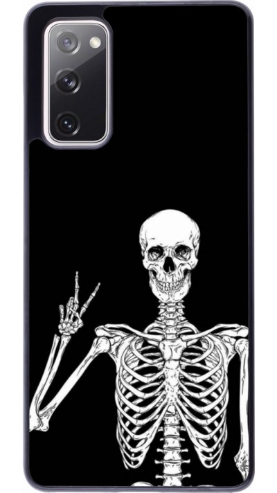 Coque Samsung Galaxy S20 FE 5G - Halloween 2023 peace skeleton