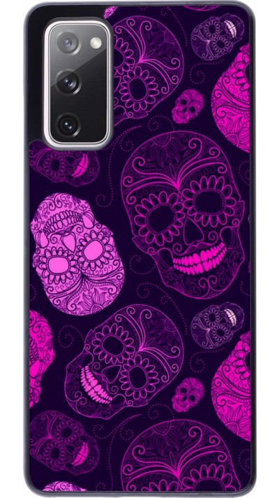 Samsung Galaxy S20 FE 5G Case Hülle - Halloween 2023 pink skulls