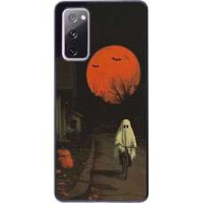 Samsung Galaxy S20 FE 5G Case Hülle - Halloween 2025 Ghost on a bicycle