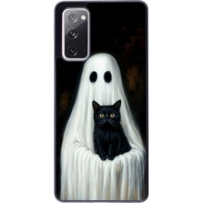 Samsung Galaxy S20 FE 5G Case Hülle - Halloween 2025 Ghost with black cat