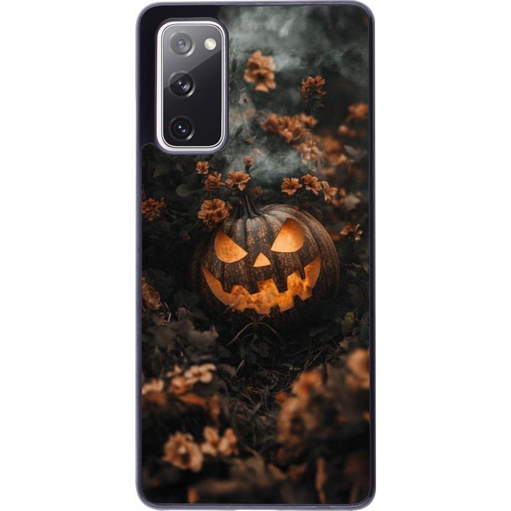 Samsung Galaxy S20 FE 5G Case Hülle - Halloween 2025 Pumpkin with flowers