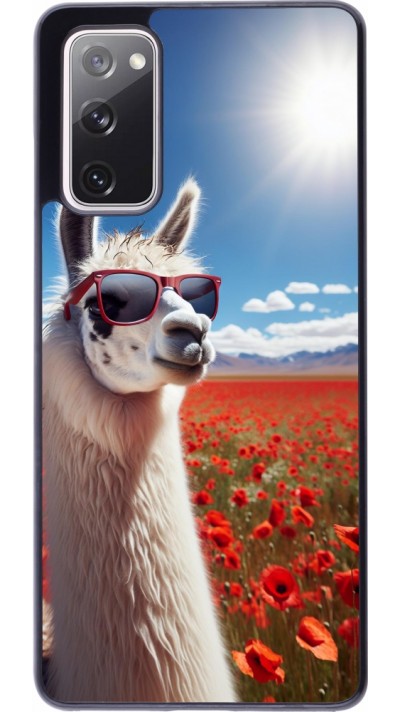 Coque Samsung Galaxy S20 FE 5G - Lama Chic en Coquelicot
