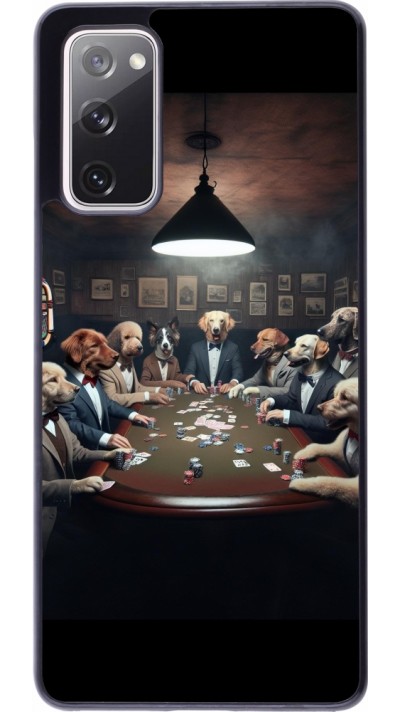 Samsung Galaxy S20 FE 5G Case Hülle - Die Pokerhunde