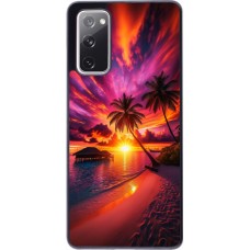 Samsung Galaxy S20 FE 5G Case Hülle - Malediven Abenddämmerung Glückseligkeit
