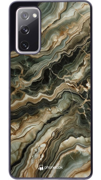 Samsung Galaxy S20 FE 5G Case Hülle - Oliv Marmor