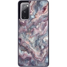 Samsung Galaxy S20 FE 5G Case Hülle - Violetter silberner Marmor
