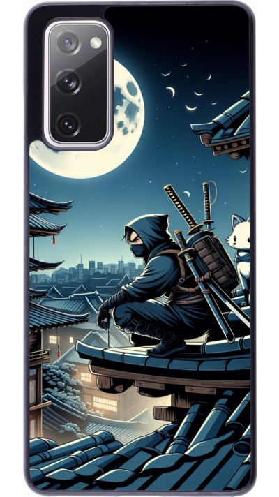 Samsung Galaxy S20 FE 5G Case Hülle - Ninja unter dem Mond
