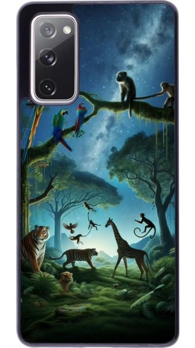 Samsung Galaxy S20 FE 5G Case Hülle - Paradies der exotischen Tiere