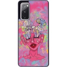 Coque Samsung Galaxy S20 FE 5G - Psychedelic pink mushroom