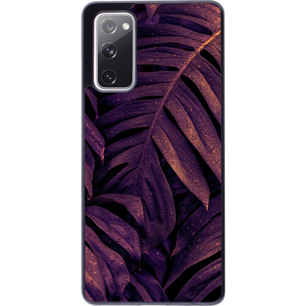 Coque Samsung Galaxy S20 FE 5G - Purple Light Leaves
