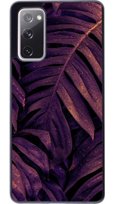 Coque Samsung Galaxy S20 FE 5G - Purple Light Leaves