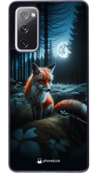 Coque Samsung Galaxy S20 FE 5G - Renard lune forêt