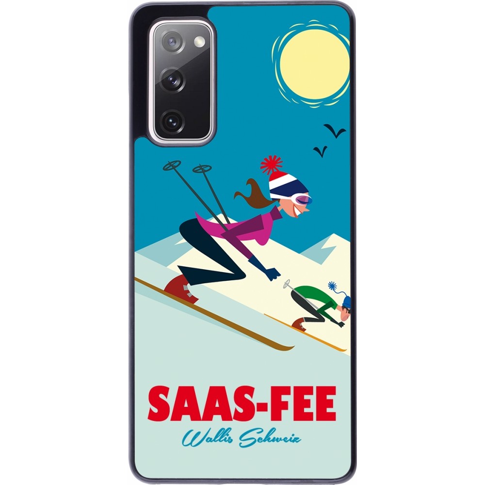 Samsung Galaxy S20 FE 5G Case Hülle - Saas-Fee Ski Downhill