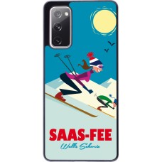 Samsung Galaxy S20 FE 5G Case Hülle - Saas-Fee Ski Downhill