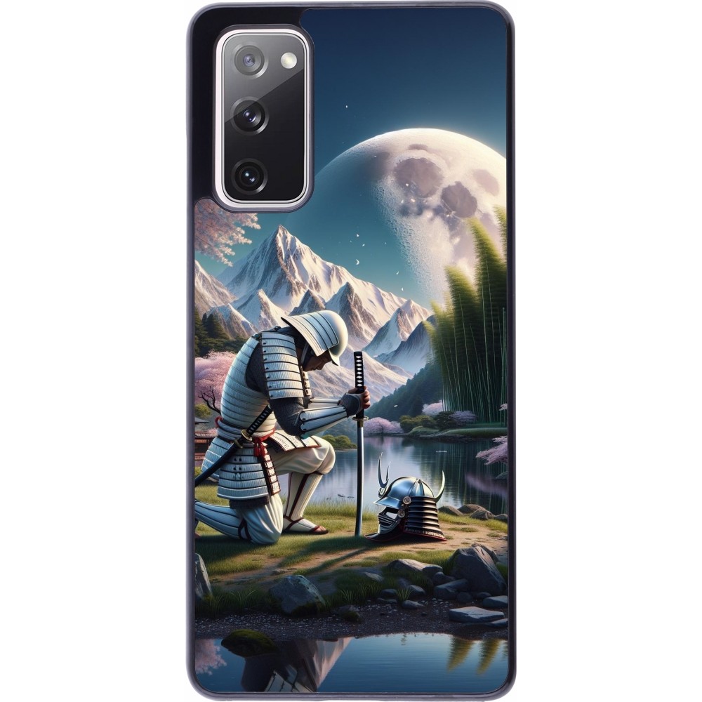 Samsung Galaxy S20 FE 5G Case Hülle - Samurai Katana Mond