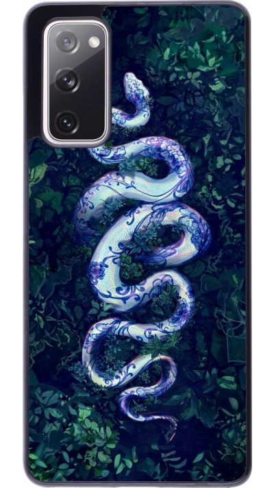 Samsung Galaxy S20 FE 5G Case Hülle - Snake Blue Anaconda