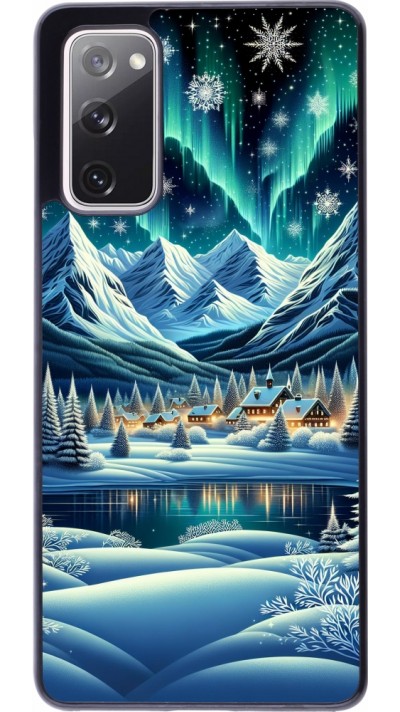 Coque Samsung Galaxy S20 FE 5G - Snowy Mountain Village Lake night