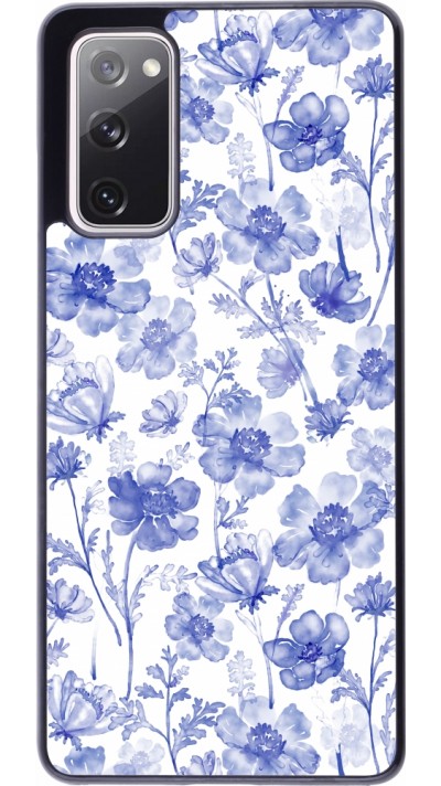 Coque Samsung Galaxy S20 FE 5G - Spring 23 watercolor blue flowers