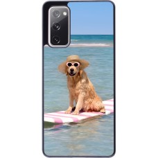 Samsung Galaxy S20 FE 5G Case Hülle - Summer Dog on Paddle