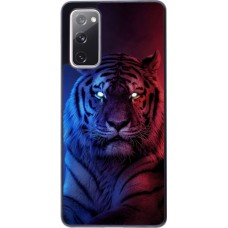 Hülle Samsung Galaxy S20 FE - Tiger Blue Red