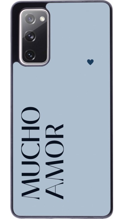 Samsung Galaxy S20 FE 5G Case Hülle - Valentine 2024 mucho amor azul