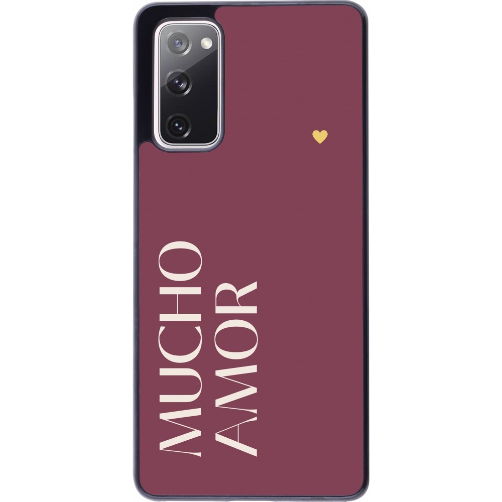 Coque Samsung Galaxy S20 FE 5G - Valentine 2024 mucho amor rosado