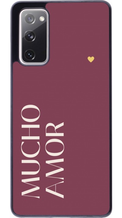 Coque Samsung Galaxy S20 FE 5G - Valentine 2024 mucho amor rosado