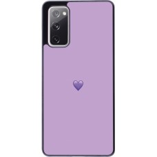 Samsung Galaxy S20 FE 5G Case Hülle - Valentine 2023 purpule single heart