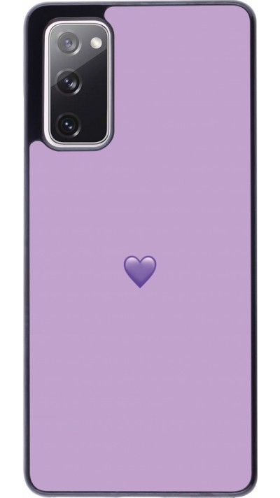 Samsung Galaxy S20 FE 5G Case Hülle - Valentine 2023 purpule single heart