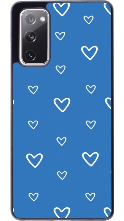 Coque Samsung Galaxy S20 FE 5G - Valentine 2023 blue hearts