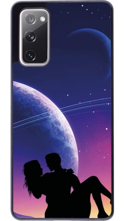 Coque Samsung Galaxy S20 FE 5G - Valentine 2023 couple love to the moon