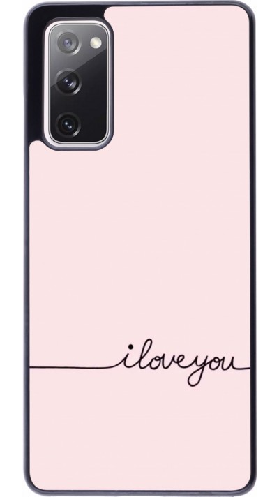 Coque Samsung Galaxy S20 FE 5G - Valentine 2023 i love you writing