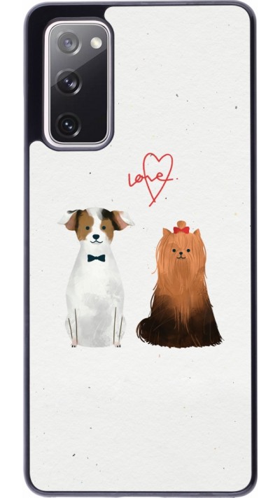 Coque Samsung Galaxy S20 FE 5G - Valentine 2023 love dogs