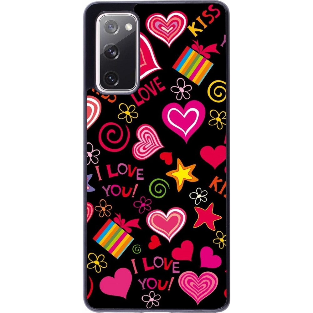 Samsung Galaxy S20 FE 5G Case Hülle - Valentine 2023 love symbols