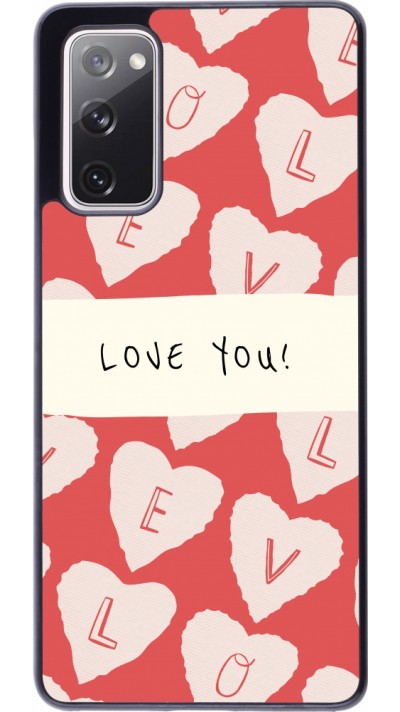 Coque Samsung Galaxy S20 FE 5G - Valentine 2023 love you note