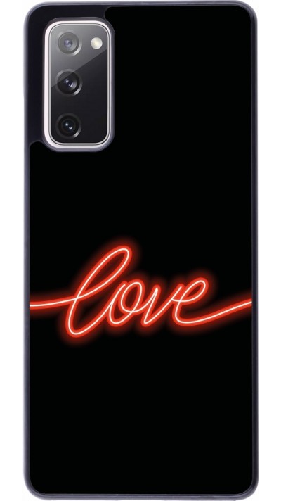 Coque Samsung Galaxy S20 FE 5G - Valentine 2023 neon love