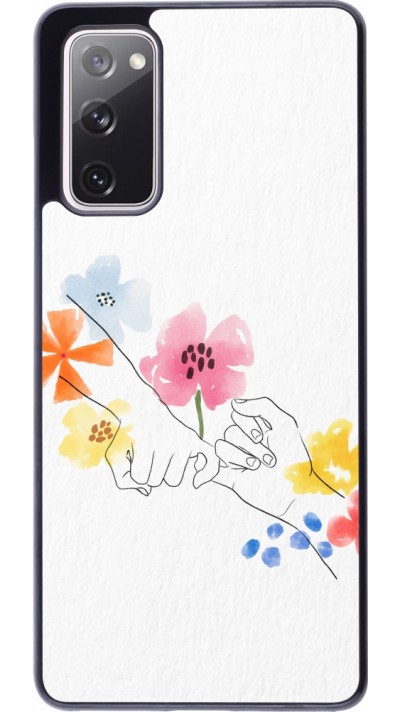 Coque Samsung Galaxy S20 FE 5G - Valentine 2023 pinky promess flowers