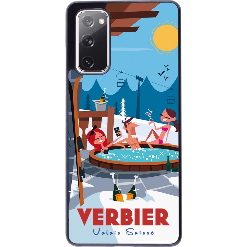 Samsung Galaxy S20 FE 5G Case Hülle - Verbier Mountain Jacuzzi