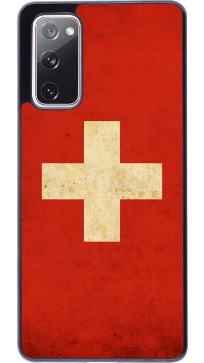 Hülle Samsung Galaxy S20 FE - Vintage Flag SWISS