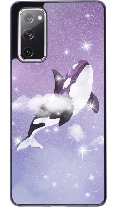 Coque Samsung Galaxy S20 FE - Whale in sparking stars